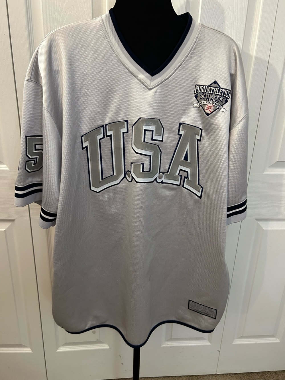 Y2K/1990s Silver Limited Edition FUBU Jersey